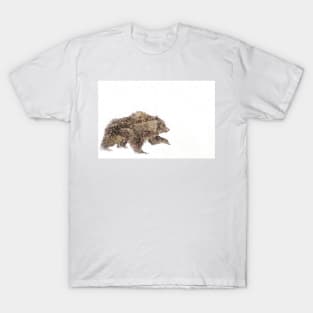 Arctic Snow Grizzly Bear T-Shirt